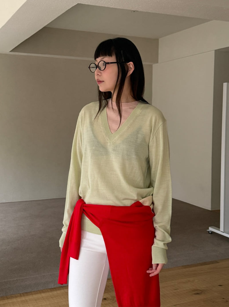 Roomk - Korean Women Fashion - #thelittlethings - Double Color Knit - 4