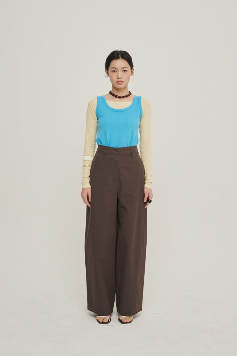 Roomk - Korean Women Fashion - #restrostyle - Curved Pants - 10