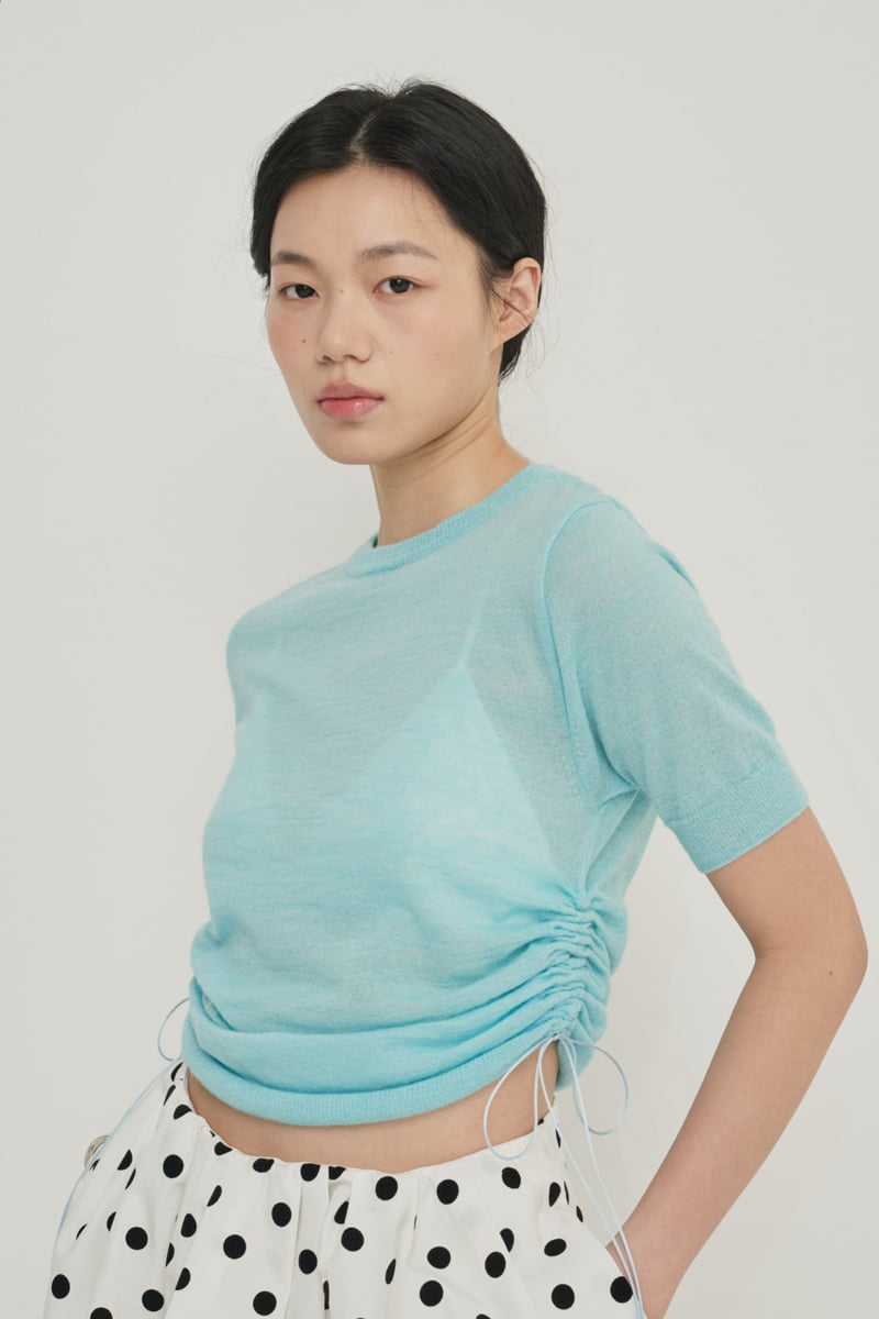 Roomk - Korean Women Fashion - #restrostyle - String Mohair Knit - 3