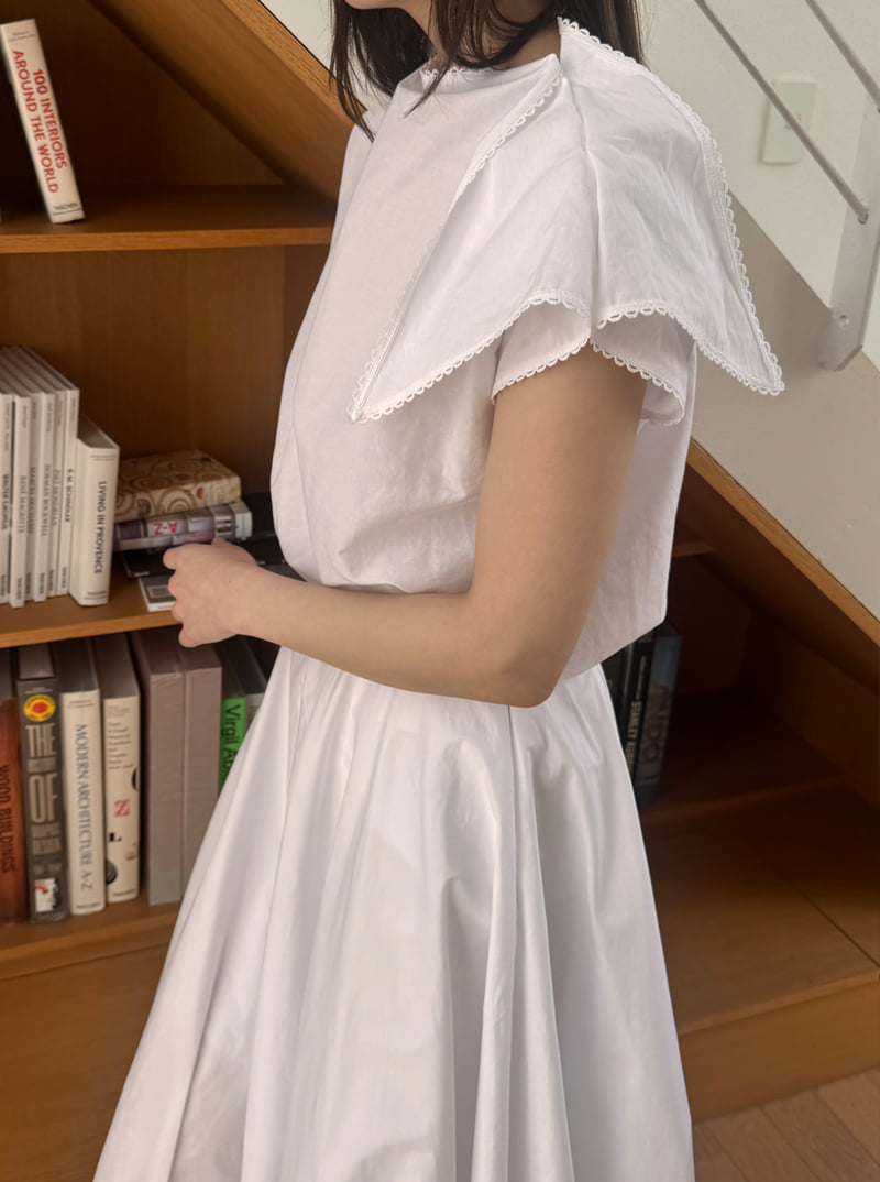 Roomk - Korean Women Fashion - #restrostyle - Unbalance Blouse - 3