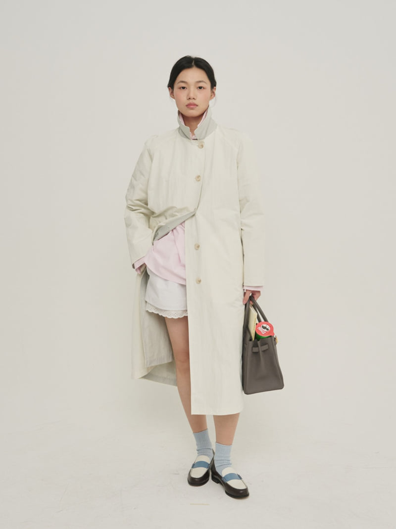 Roomk - Korean Women Fashion - #shopsmall - Two-Face Trench Coat - 4