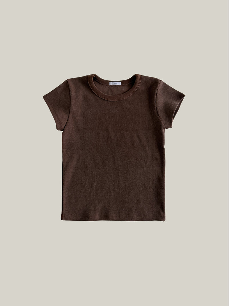 Roomk - Korean Women Fashion - #thelittlethings - Pigment Rib Tee - 10