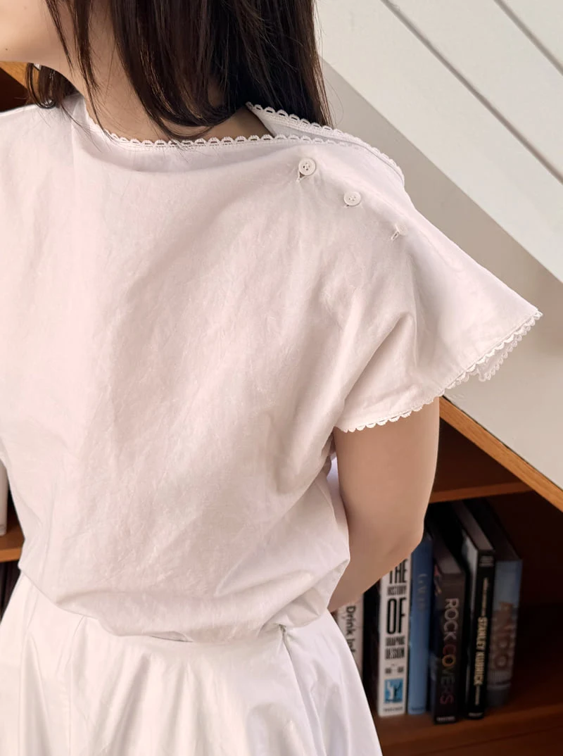Roomk - Korean Women Fashion - #thelittlethings - Unbalance Blouse - 7