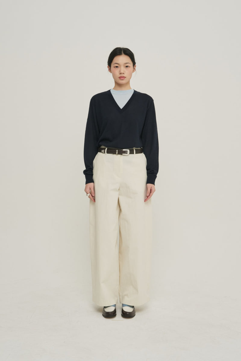 Roomk - Korean Women Fashion - #vintageinspired - Curved Pants - 7