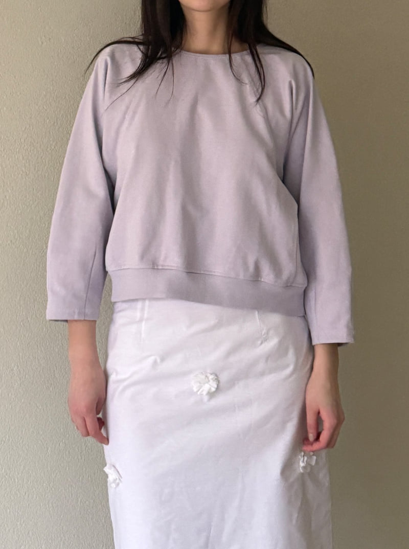 Roomk - Korean Women Fashion - #womensfashion - Boat Sweatshirt - 7