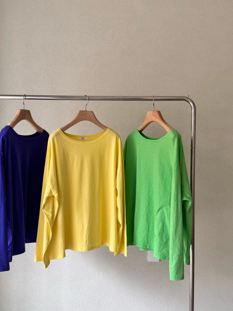 Roomk - Korean Women Fashion - #womensfashion - Stripe Tee - 2