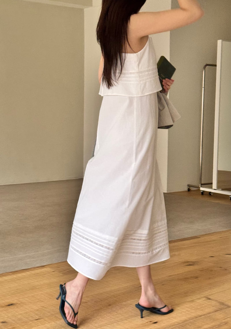 Roomk - Korean Women Fashion - #womensfashion - Double Layer One-piece - 2