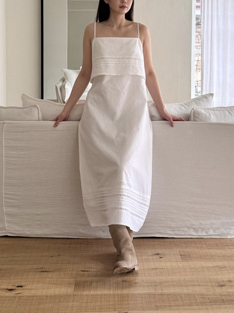 Roomk - Korean Women Fashion - #momslook - Double Layer One-piece - 4