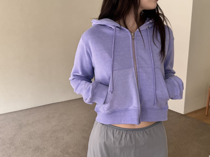 Roomk - Korean Women Fashion - #womensfashion - Pigment Hoodie Jumper - 9