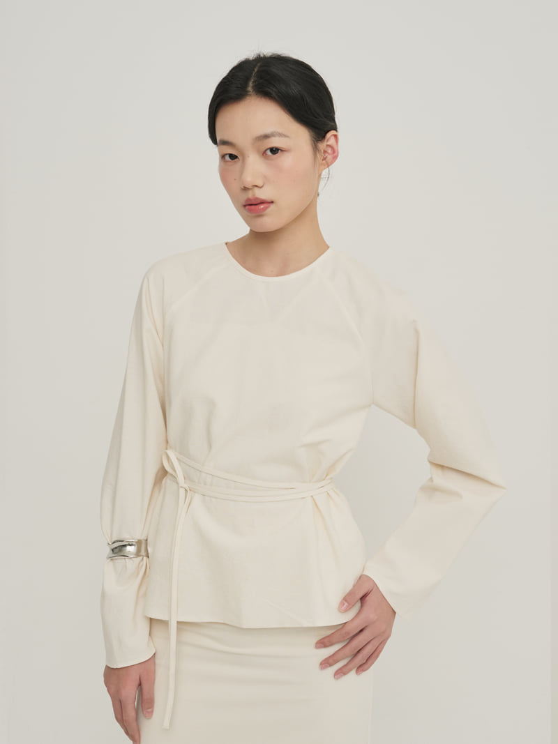 Roomk - Korean Women Fashion - #momslook - Wrap Blouse - 4