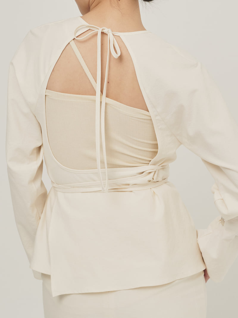 Roomk - Korean Women Fashion - #womensfashion - Wrap Blouse - 8