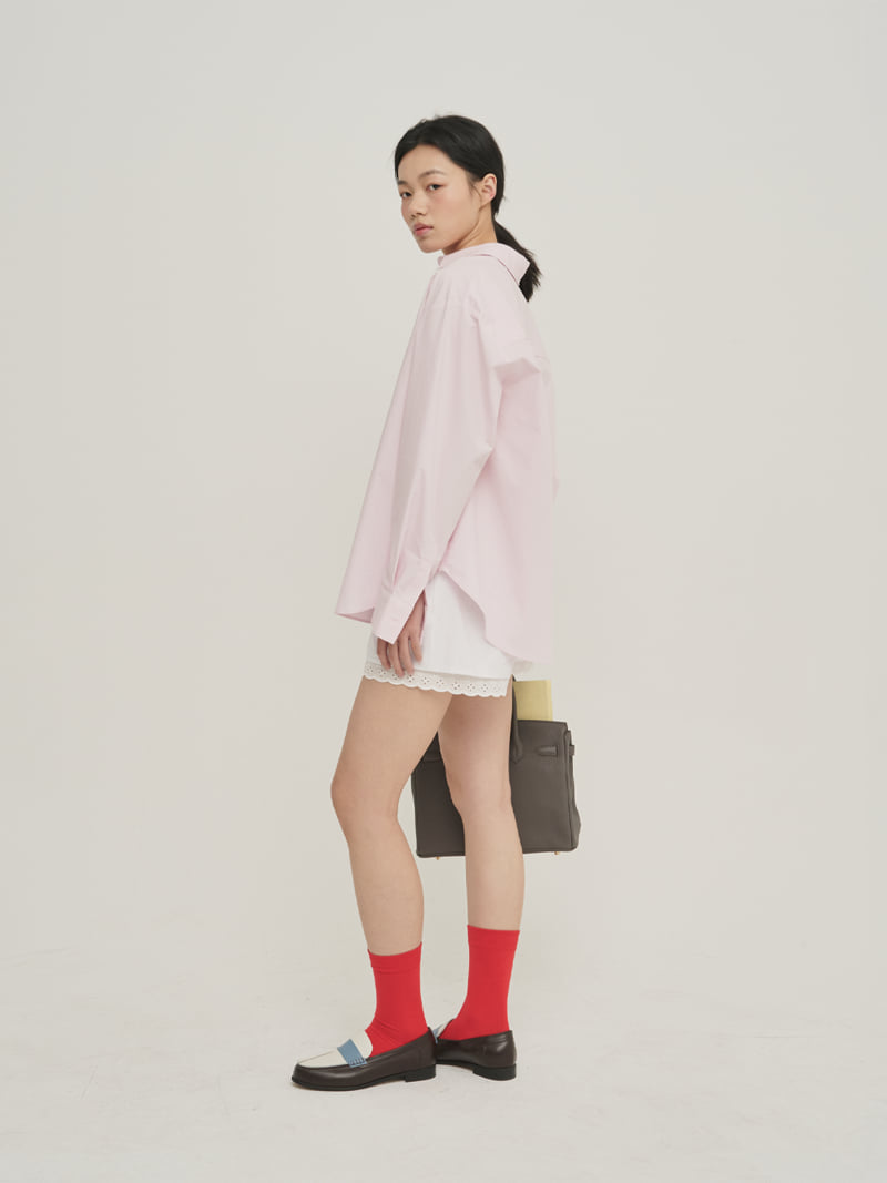 Roomk - Korean Women Fashion - #momslook - Half-Open Shirt - 4
