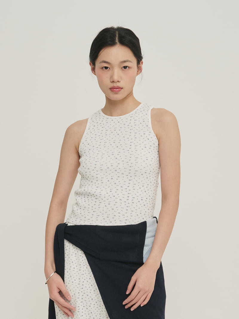 Roomk - Korean Women Fashion - #womensfashion - Waffle Sleeveless Top