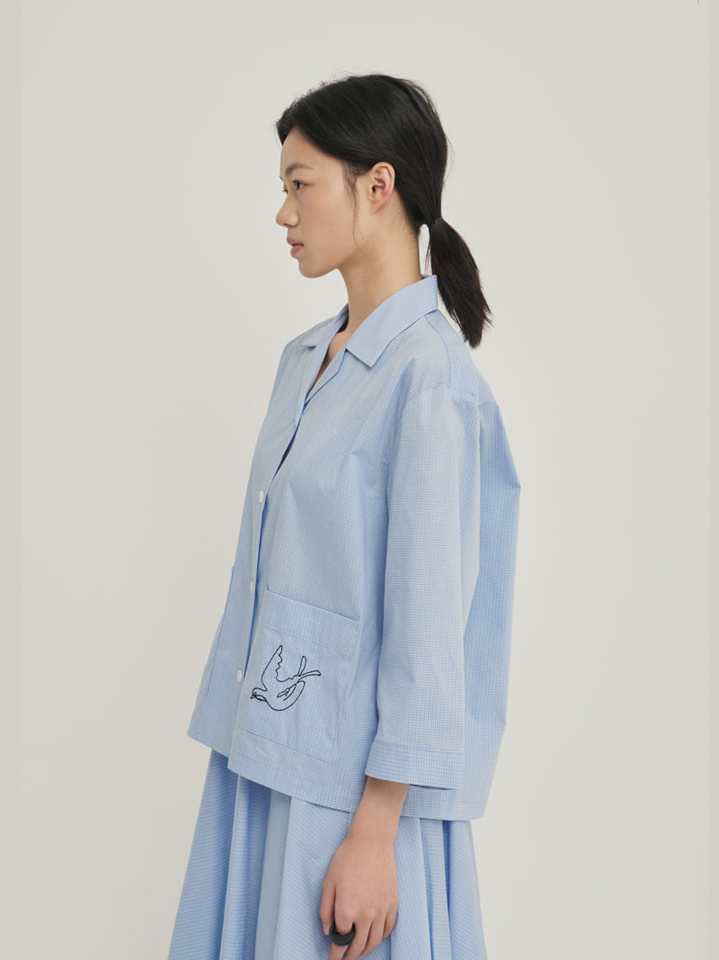 Roomk - Korean Women Fashion - #womensfashion - Embroidered Shirt - 2