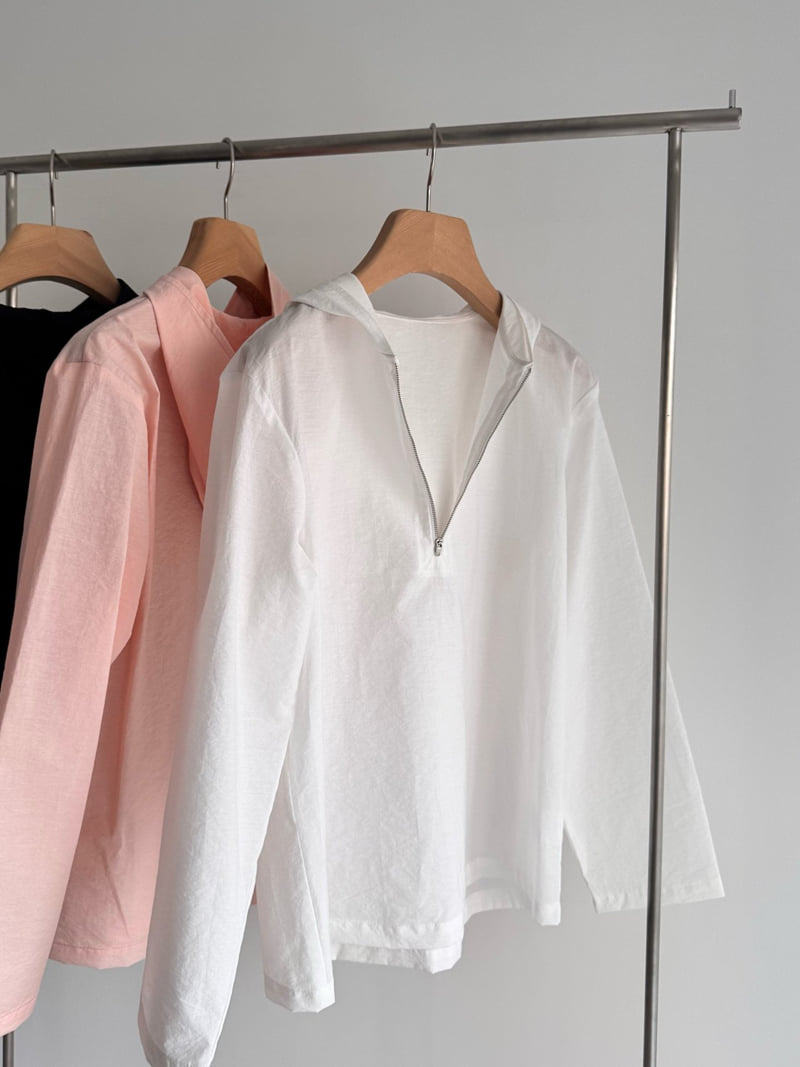 Roomk - Korean Women Fashion - #womensfashion - Hooded Blouse - 12