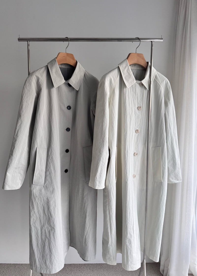 Roomk - Korean Women Fashion - #womensfashion - Two-Face Trench Coat - 11