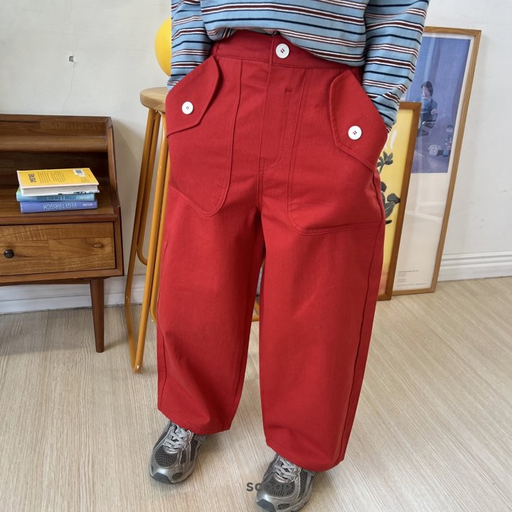 Scoop - Korean Children Fashion - #childrensboutique - Liang Pocket Pants - 8
