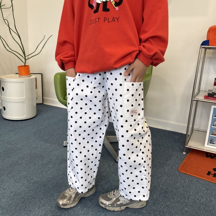 Scoop - Korean Children Fashion - #designkidswear - Dongle Dot Pants - 11