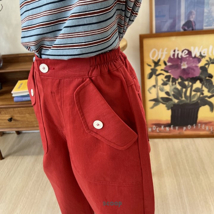 Scoop - Korean Children Fashion - #fashionkids - Liang Pocket Pants - 11
