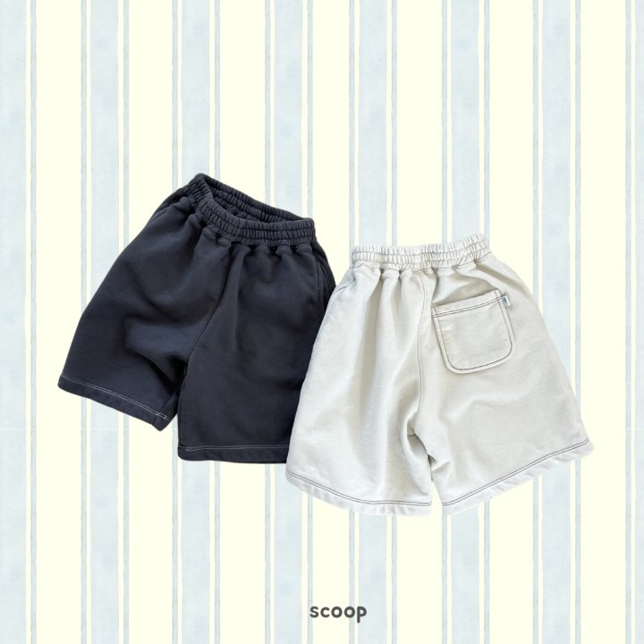 Scoop - Korean Children Fashion - #fashionkids - Stitch Mono Shorts - 2