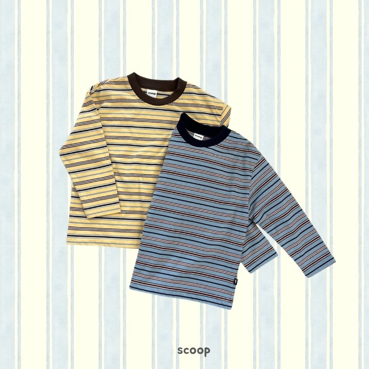 Scoop - Korean Children Fashion - #fashionkids - All Day Striped Tee