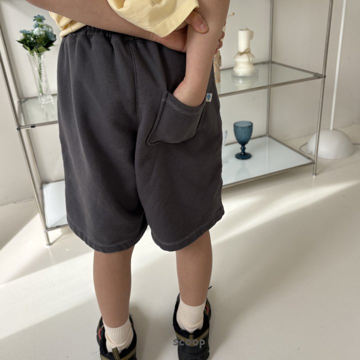 Scoop - Korean Children Fashion - #kidsshorts - Stitch Mono Shorts - 3