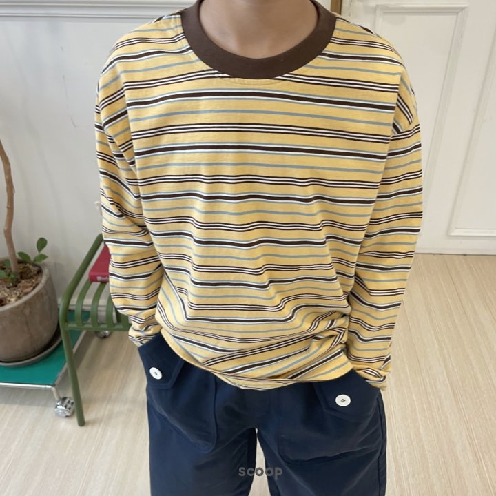 Scoop - Korean Children Fashion - #kidsstore - All Day Striped Tee - 3