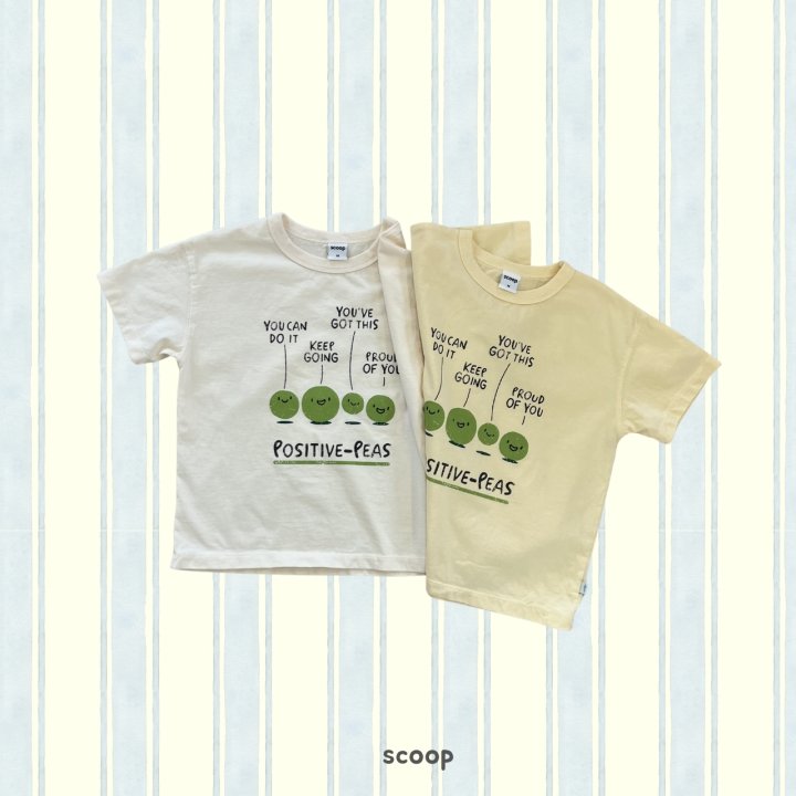 Scoop - Korean Children Fashion - #kidsstore - Pea Cheer Tee - 2