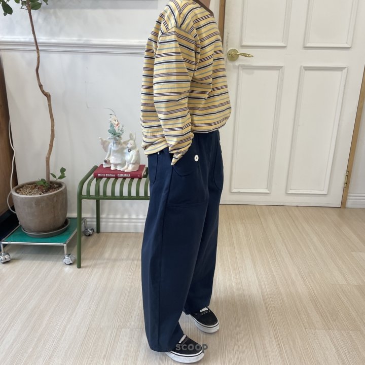 Scoop - Korean Children Fashion - #littlefashionista - All Day Striped Tee - 6