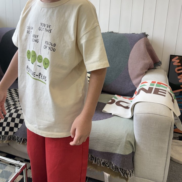 Scoop - Korean Children Fashion - #magicofchildhood - Pea Cheer Tee - 6