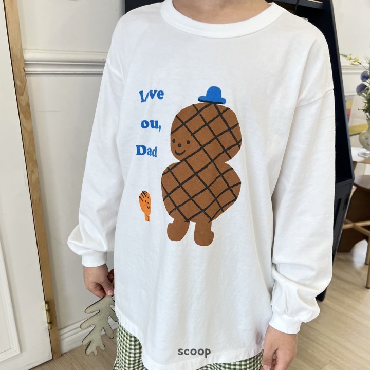 Scoop - Korean Children Fashion - #todddlerfashion - Peanut Love Tee - 3