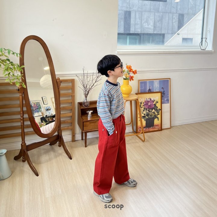 Scoop - Korean Children Fashion - #toddlerclothing - All Day Striped Tee - 11