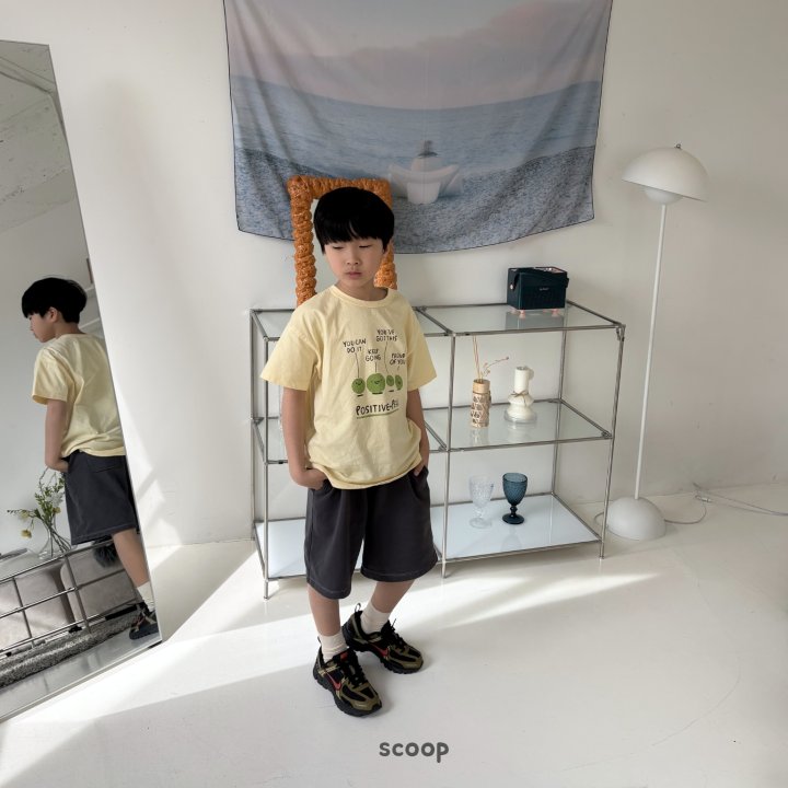 Scoop - Korean Children Fashion - #toddlerclothing - Pea Cheer Tee - 10
