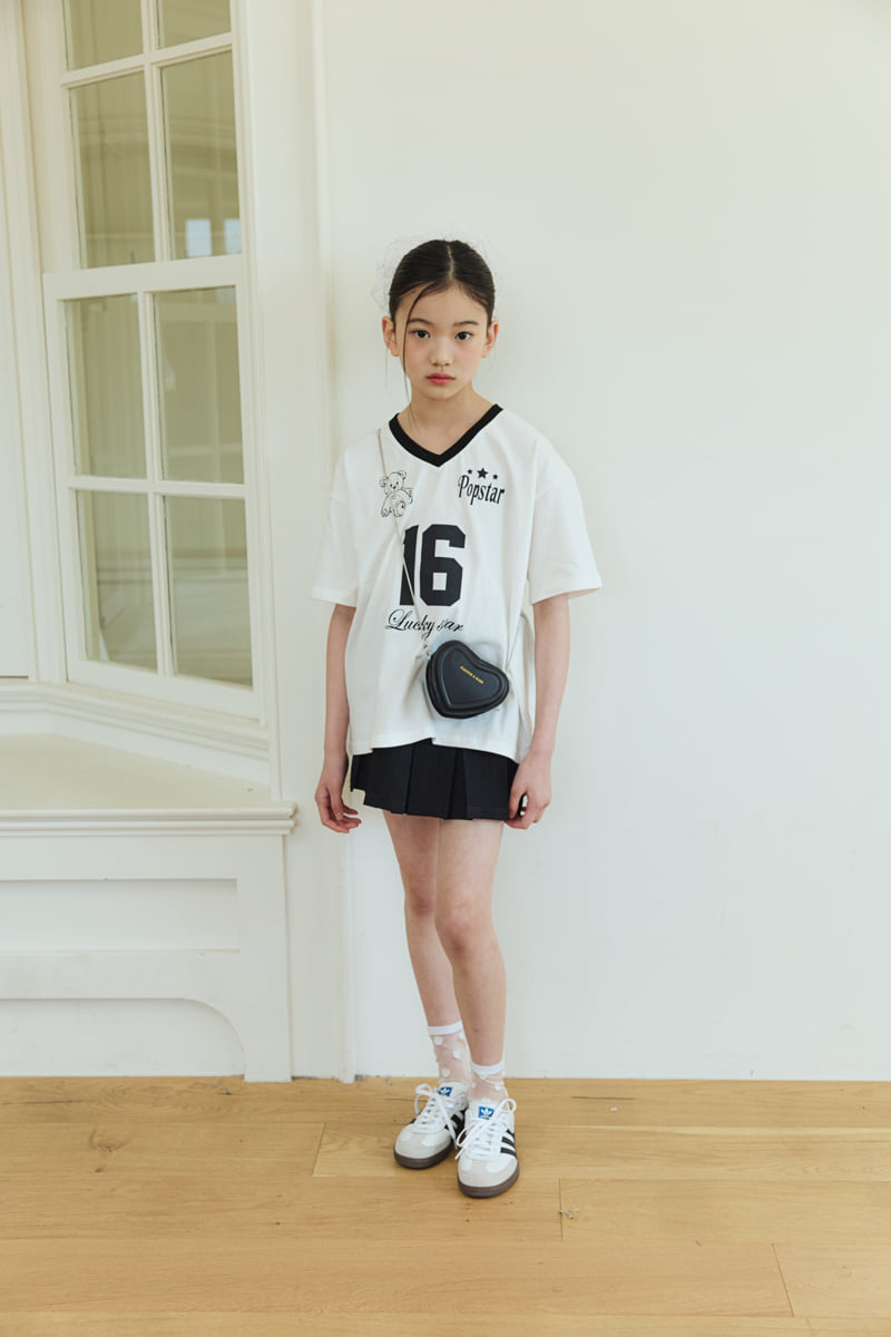Sm2 - Korean Children Fashion - #Kfashion4kids - V-Neck Bear Tee - 10