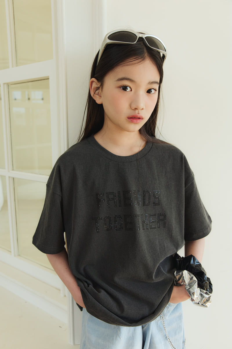 Sm2 - Korean Children Fashion - #Kfashion4kids - Friends Cubic Tee - 7