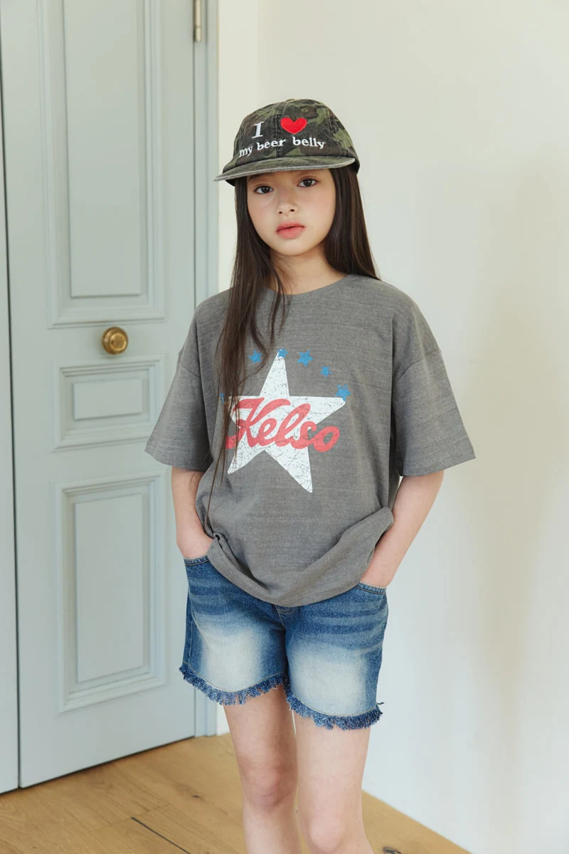 Sm2 - Korean Children Fashion - #Kfashion4kids - Star Vintage Tee
