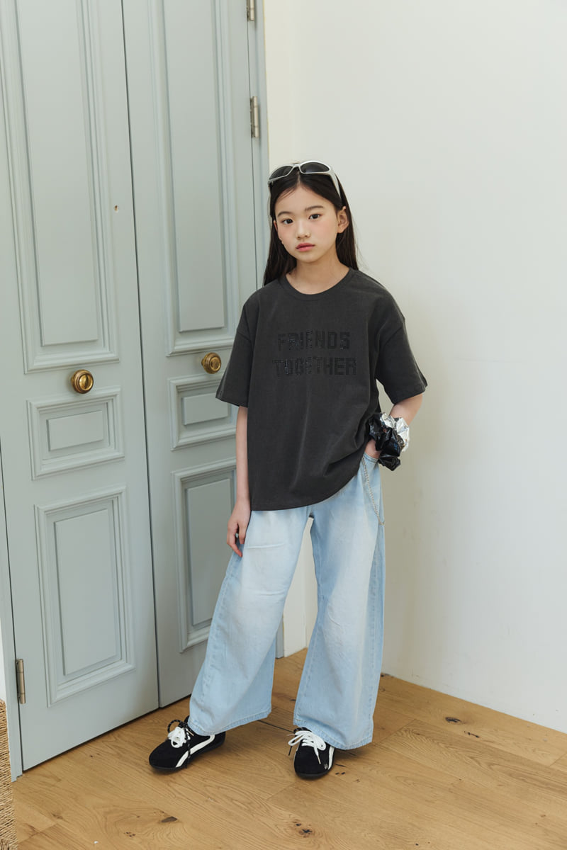 Sm2 - Korean Children Fashion - #Kfashion4kids - Dart Balloon Denim Pants - 11