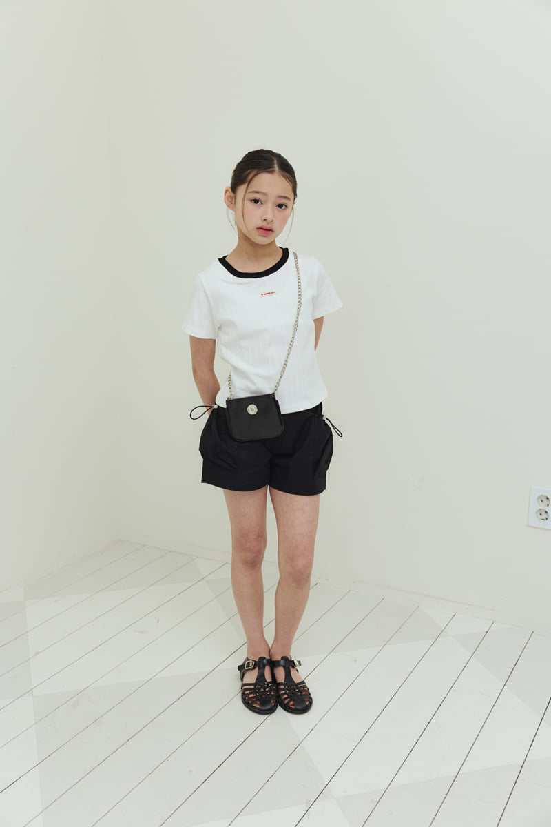Sm2 - Korean Children Fashion - #Kfashion4kids - Color Neck Ribbed Tee - 5
