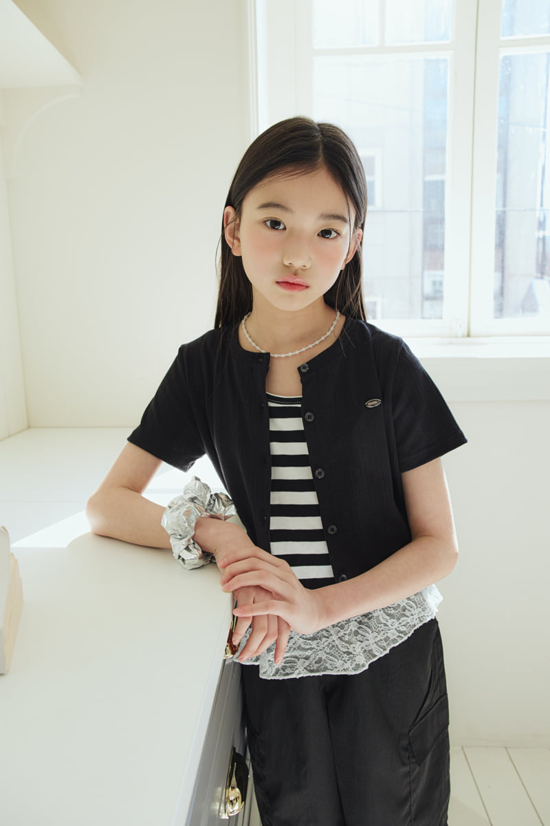 Sm2 - Korean Children Fashion - #stylishchildhood - Lace Sleeveless Top - 4