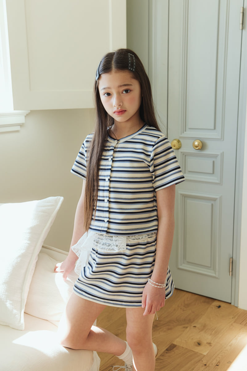 Sm2 - Korean Children Fashion - #childofig - Skirt Top Bottom Set - 8