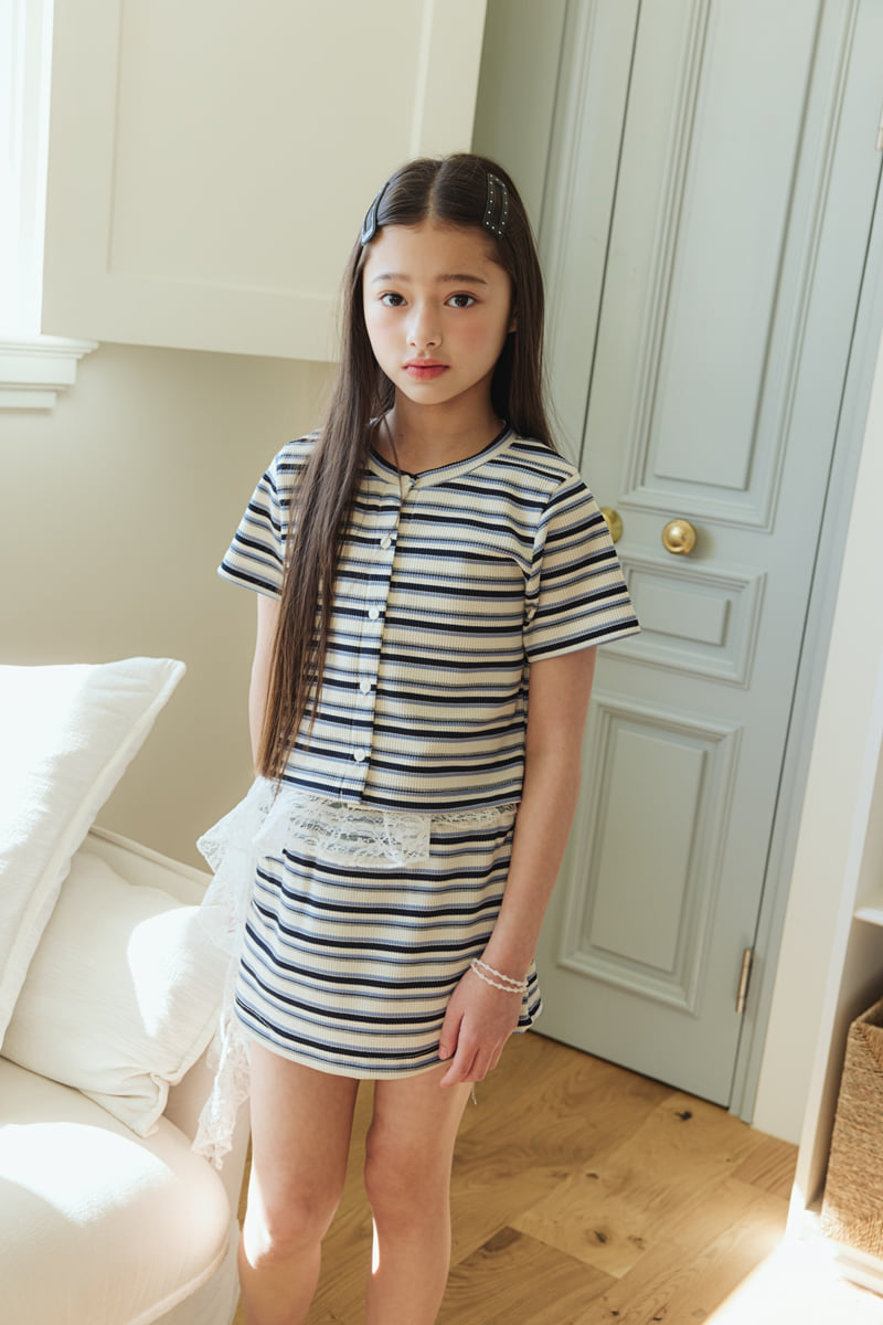 Sm2 - Korean Children Fashion - #childofig - Skirt Top Bottom Set - 9