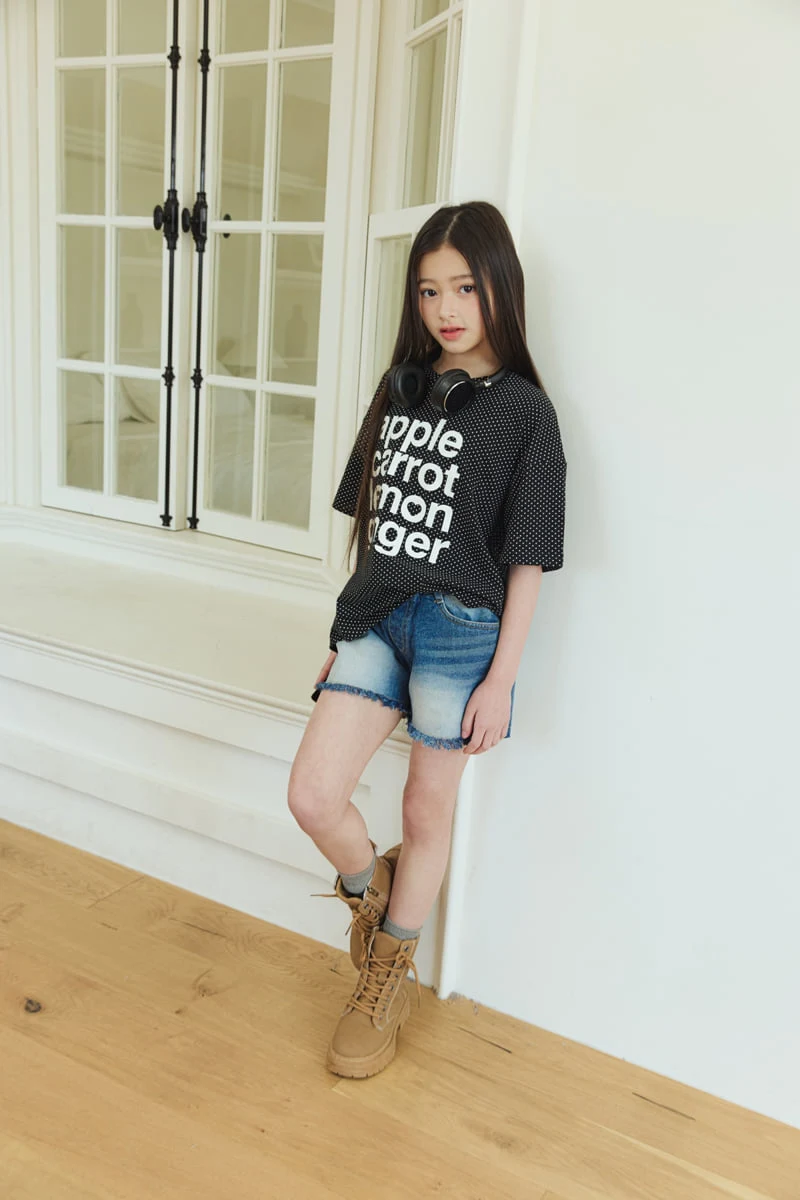 Sm2 - Korean Children Fashion - #childofig - Dot Short Sleeve Tee - 7