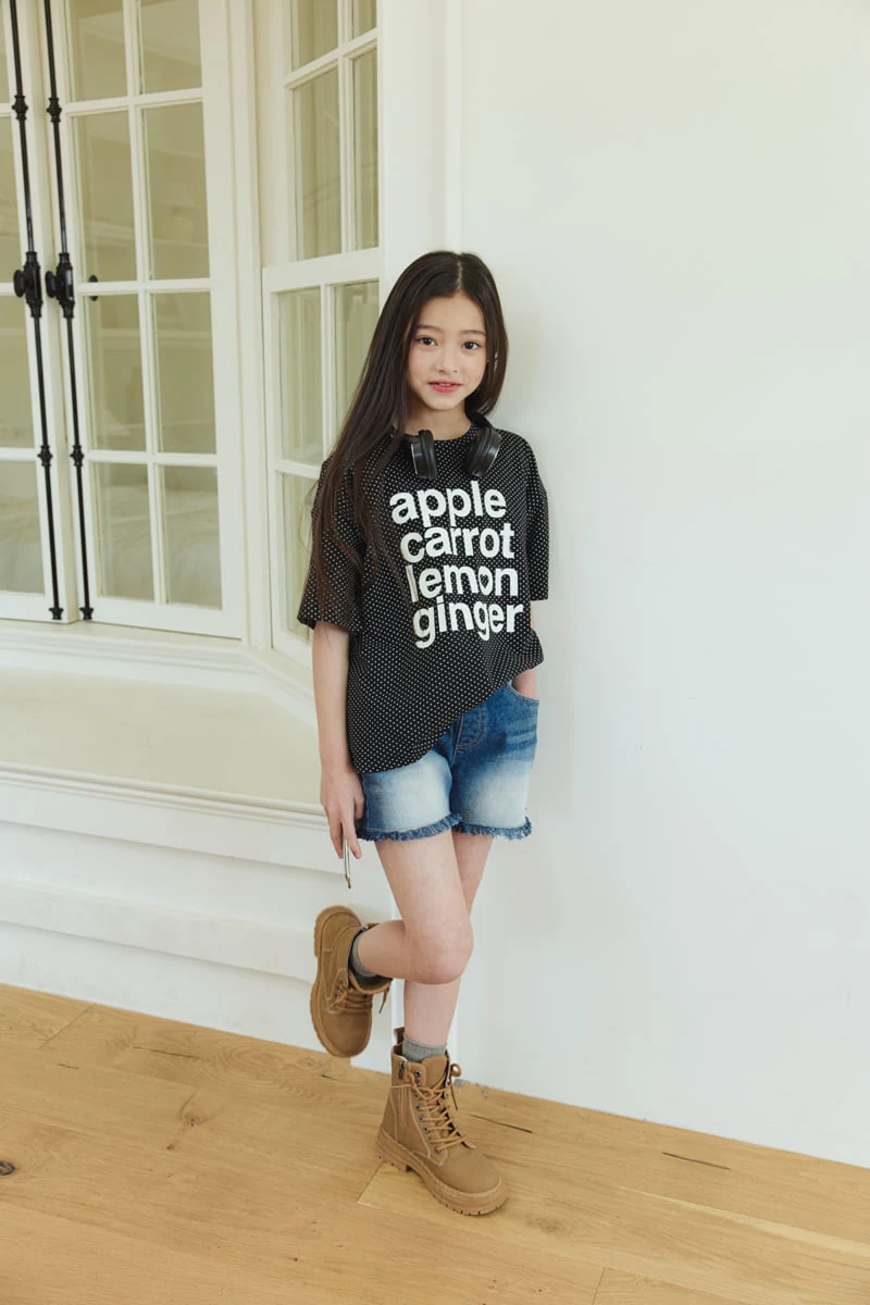 Sm2 - Korean Children Fashion - #childofig - Dot Short Sleeve Tee - 8