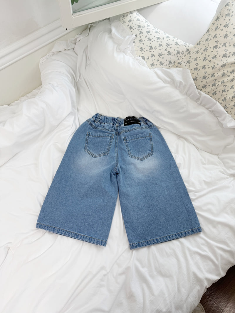 Sm2 - Korean Children Fashion - #childofig - Vintage Bermuda Denim Pants - 10