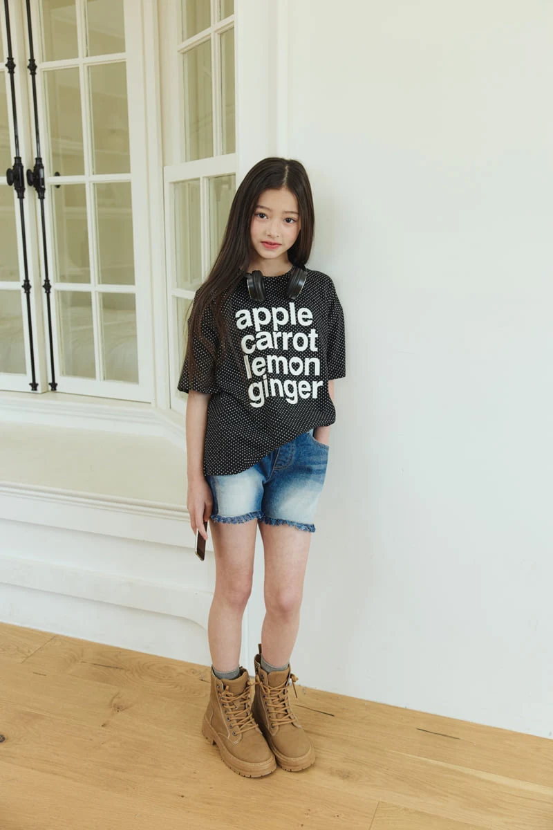 Sm2 - Korean Children Fashion - #childrensboutique - Dot Short Sleeve Tee - 9