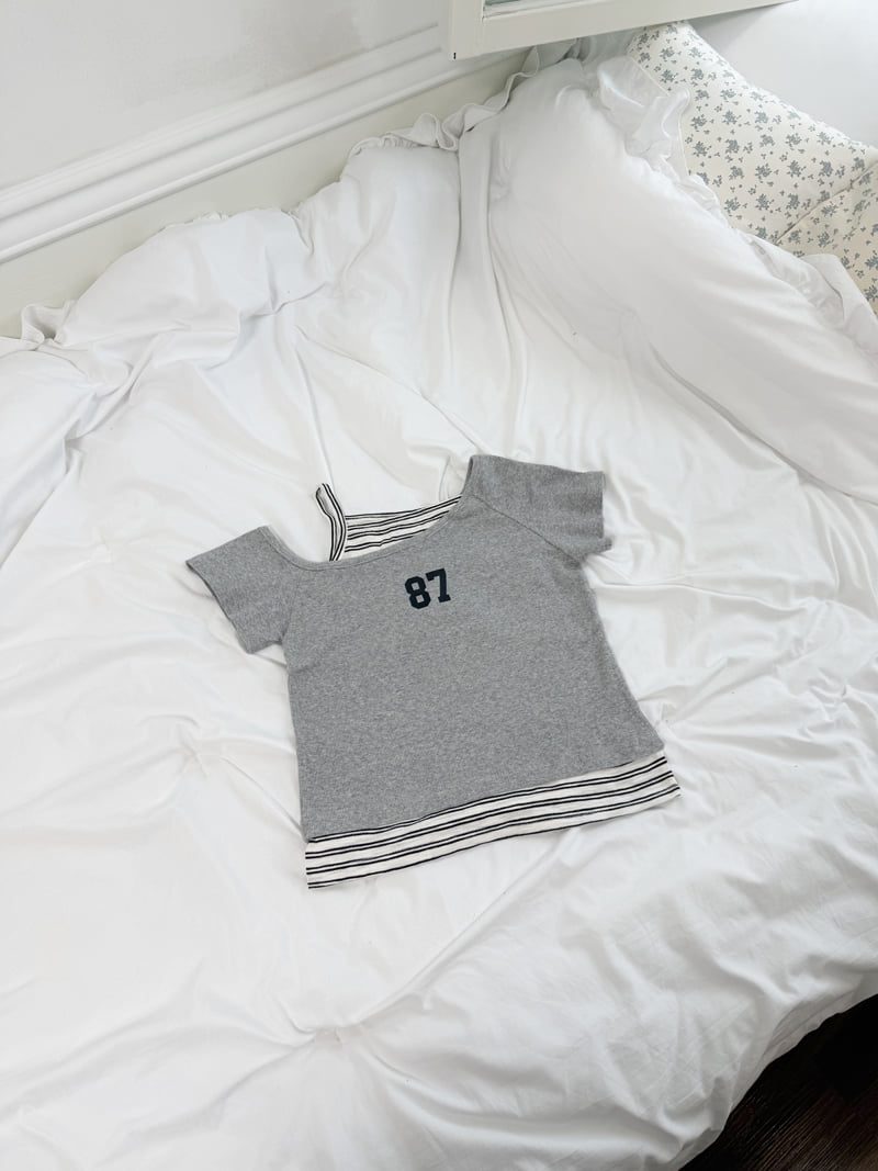 Sm2 - Korean Children Fashion - #childrensboutique - Slit Layered Tee - 2