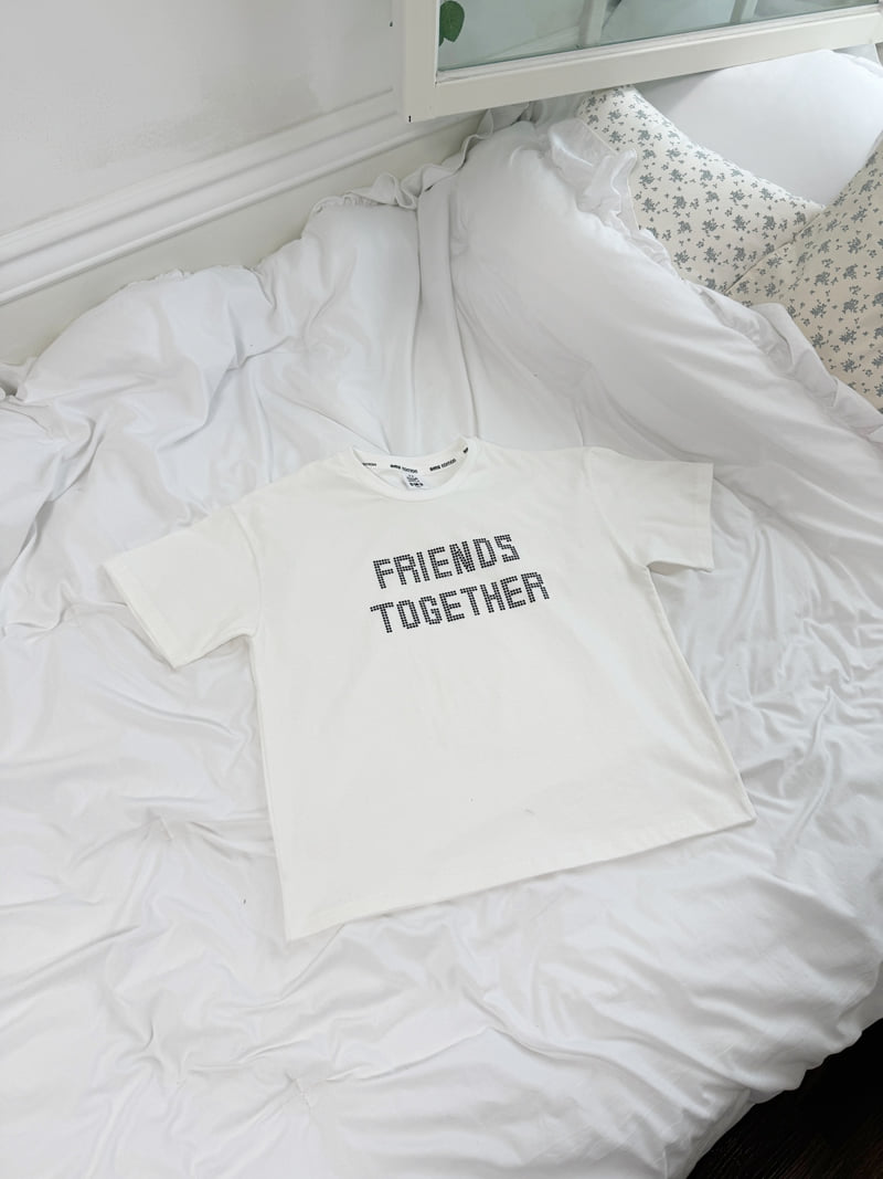 Sm2 - Korean Children Fashion - #discoveringself - Friends Cubic Tee - 2