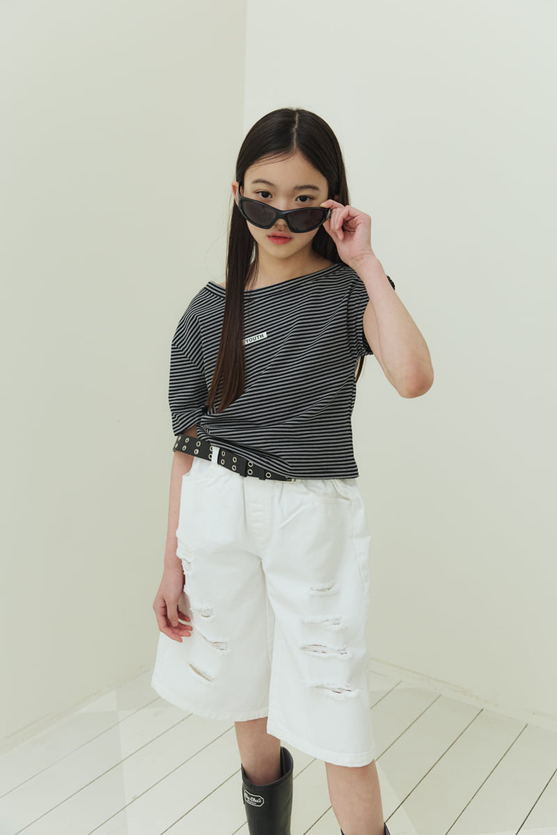 Sm2 - Korean Children Fashion - #discoveringself - Vintage Bermuda Shorts (Ivory)