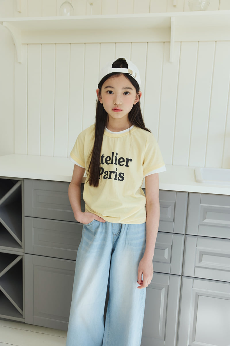 Sm2 - Korean Children Fashion - #fashionkids - Basic Wide Denim Pants - 7