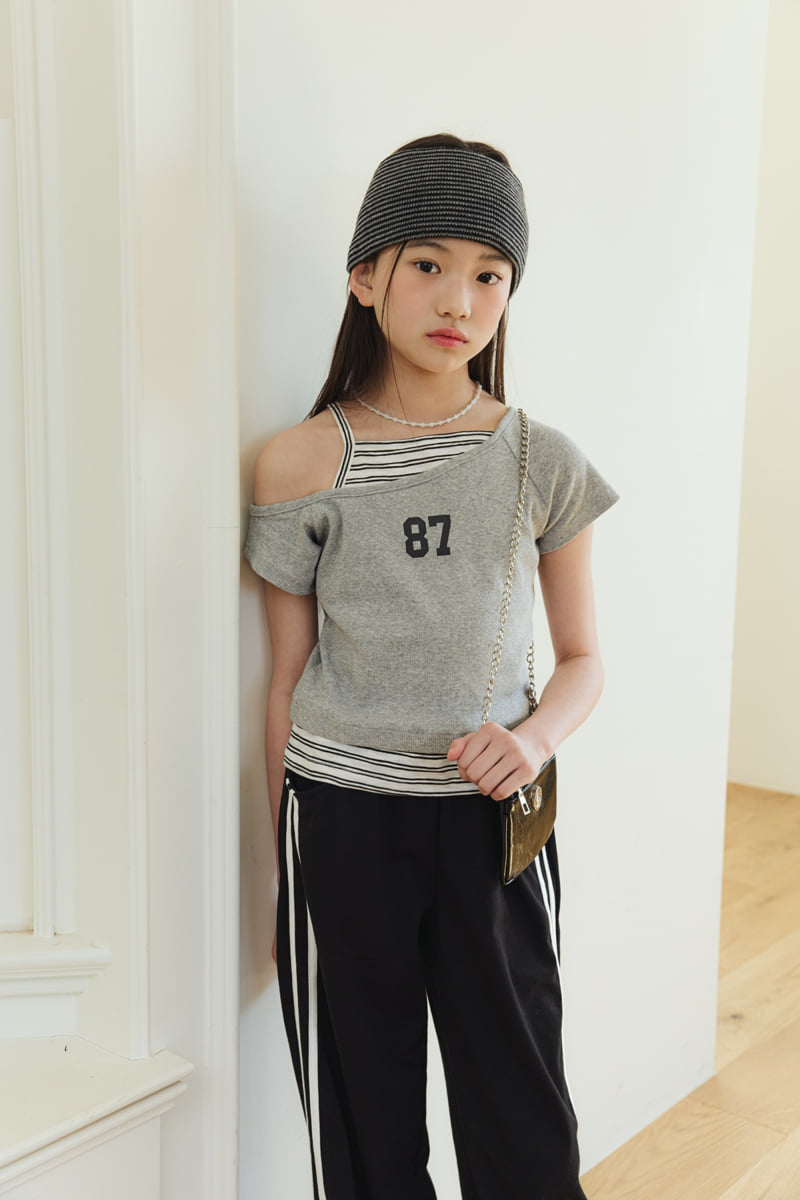 Sm2 - Korean Children Fashion - #fashionkids - Slit Layered Tee - 5